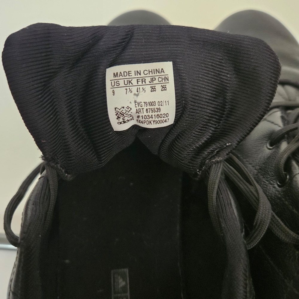 🏌‍♀️Adidas Traxion Black Quilted Golf Shoes - Picture 10 of 13